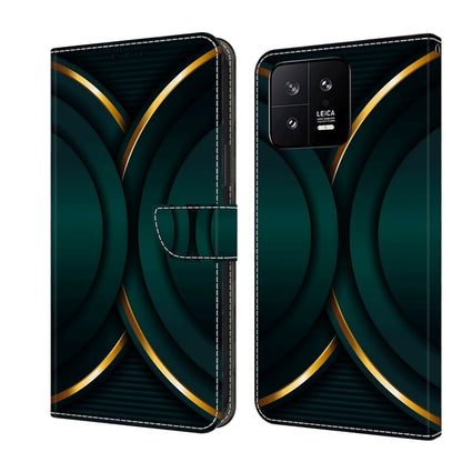 Crystal 3D Shockproof Protective Leather Phone Case, For Xiaomi 13