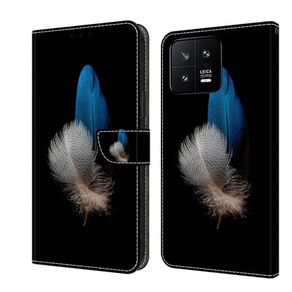 Crystal 3D Shockproof Protective Leather Phone Case, For Xiaomi 13