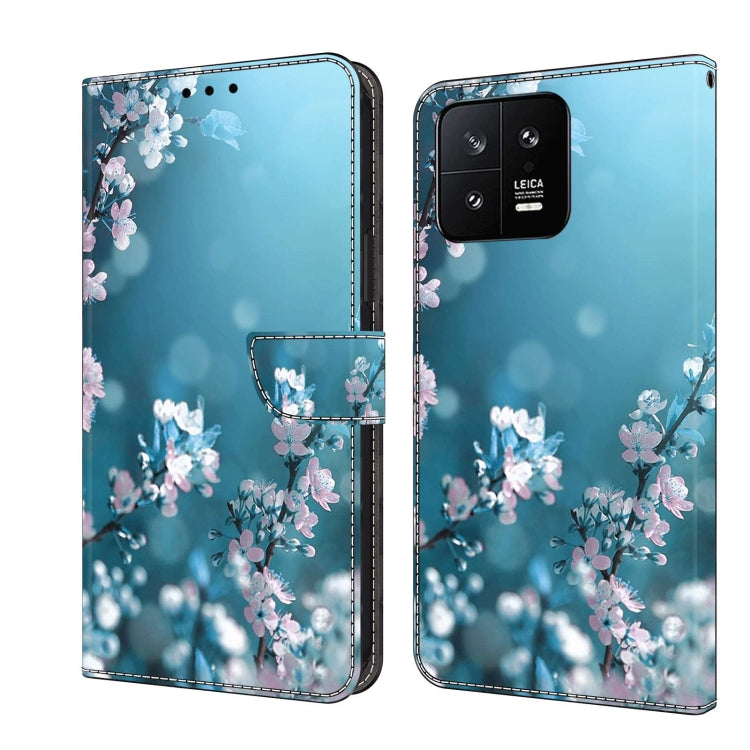 Crystal 3D Shockproof Protective Leather Phone Case, For Xiaomi 13