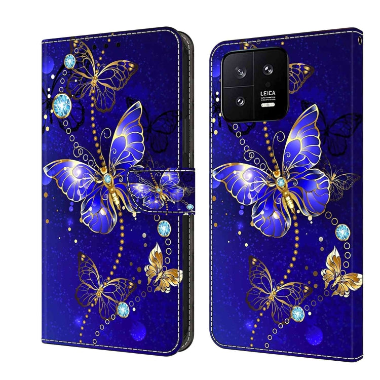 Crystal 3D Shockproof Protective Leather Phone Case, For Xiaomi 13