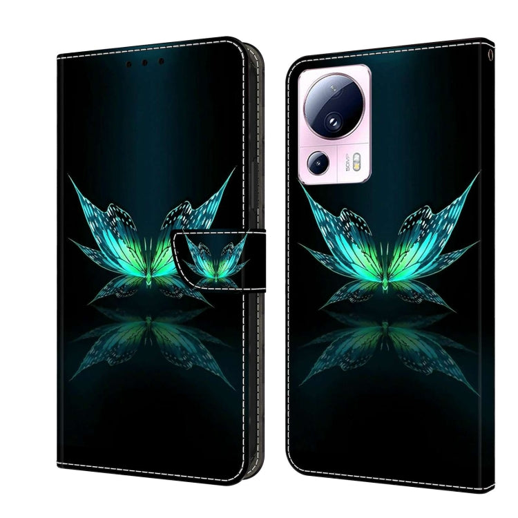 Crystal 3D Shockproof Protective Leather Phone Case, For Xiaomi 13 Lite