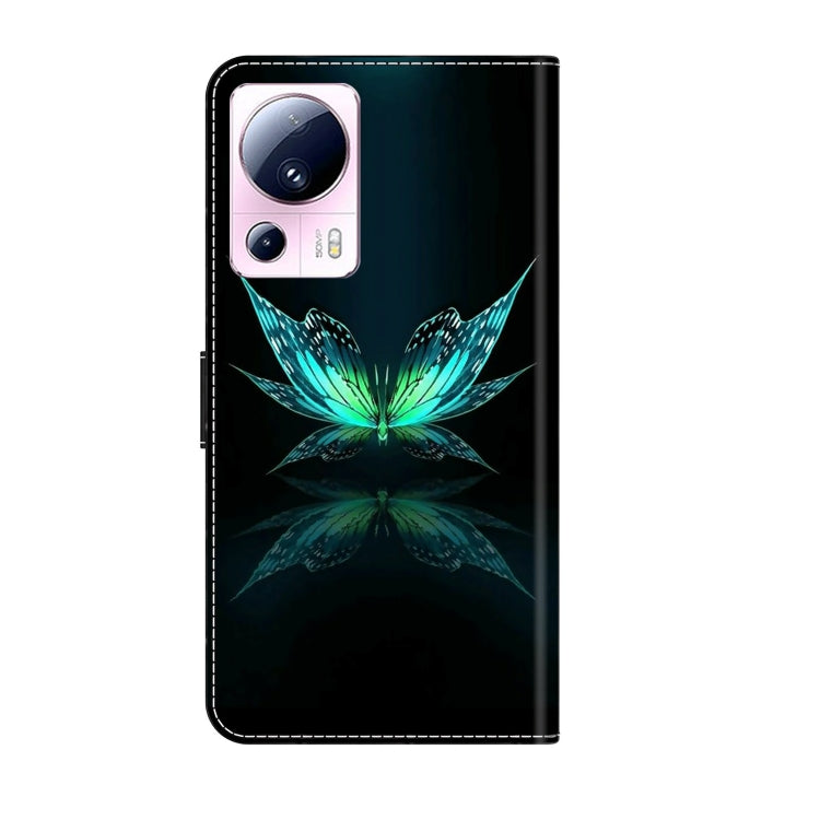 Crystal 3D Shockproof Protective Leather Phone Case, For Xiaomi 13 Lite