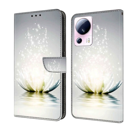 Crystal 3D Shockproof Protective Leather Phone Case, For Xiaomi 13 Lite
