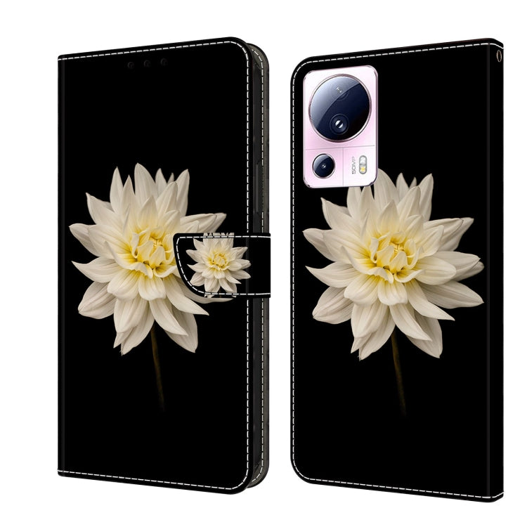 Crystal 3D Shockproof Protective Leather Phone Case, For Xiaomi 13 Lite