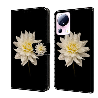 Crystal 3D Shockproof Protective Leather Phone Case, For Xiaomi 13 Lite