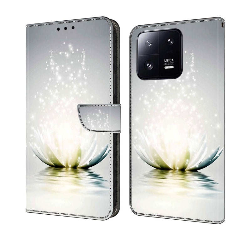 Crystal 3D Shockproof Protective Leather Phone Case, For Xiaomi 13 Pro