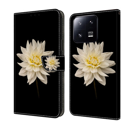 Crystal 3D Shockproof Protective Leather Phone Case, For Xiaomi 13 Pro