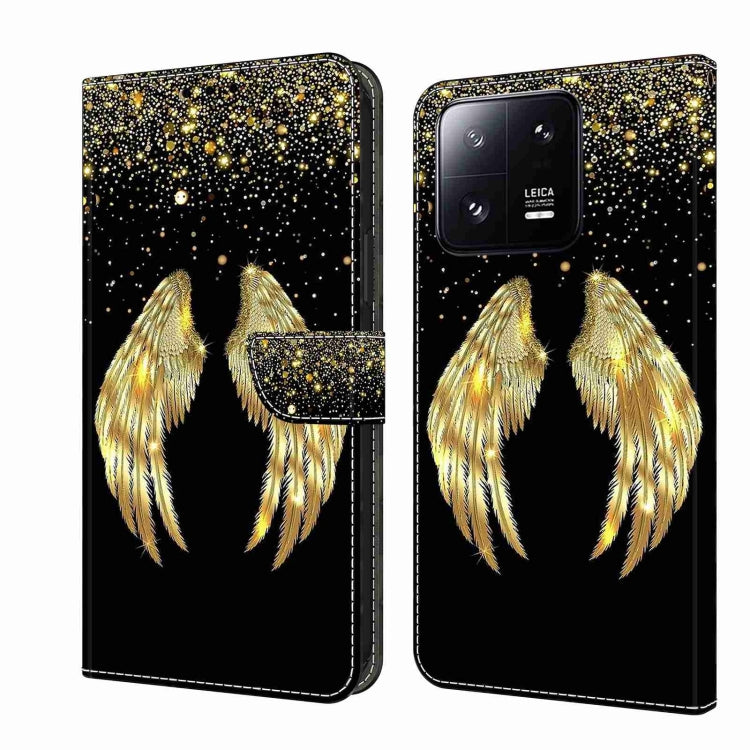 Crystal 3D Shockproof Protective Leather Phone Case, For Xiaomi 13 Pro
