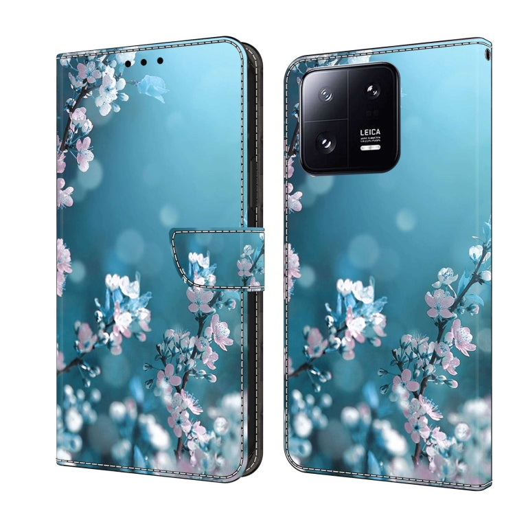 Crystal 3D Shockproof Protective Leather Phone Case, For Xiaomi 13 Pro