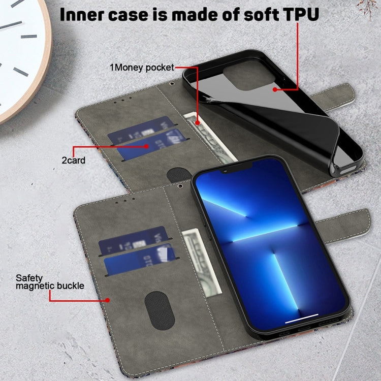 Crystal 3D Shockproof Protective Leather Phone Case, For Xiaomi 13T Pro