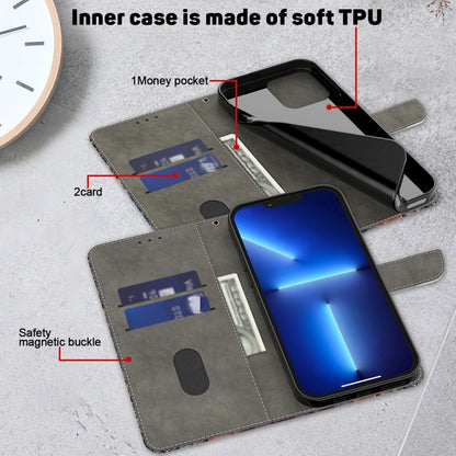 Crystal 3D Shockproof Protective Leather Phone Case, For Xiaomi 13T Pro