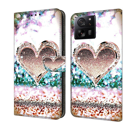 Crystal 3D Shockproof Protective Leather Phone Case, For Xiaomi 13T Pro