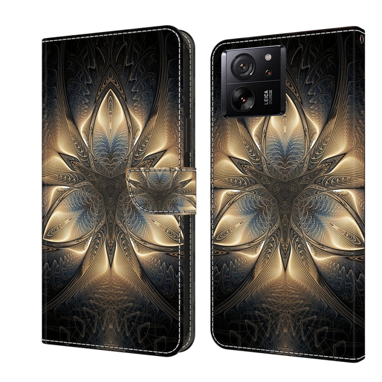 Crystal 3D Shockproof Protective Leather Phone Case, For Xiaomi 13T Pro
