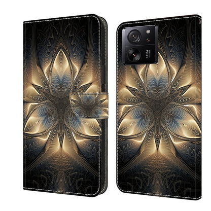 Crystal 3D Shockproof Protective Leather Phone Case, For Xiaomi 13T Pro