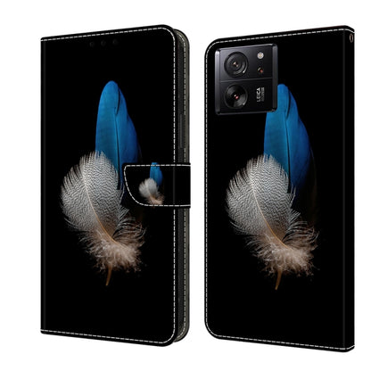 Crystal 3D Shockproof Protective Leather Phone Case, For Xiaomi 13T Pro