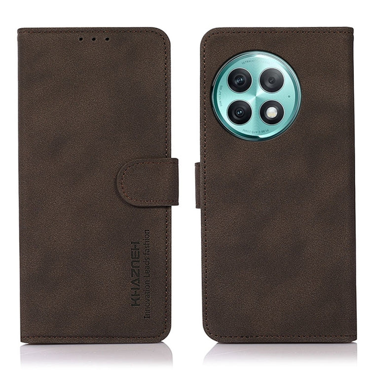 KHAZNEH Matte Texture Leather Phone Case, For OnePlus 12R / Ace 3, For OnePlus 12, For OnePlus Ace 2 Pro, For OnePlus Nord 3 / Ace 2V
