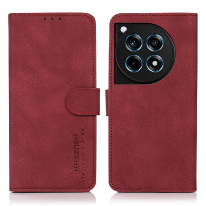 KHAZNEH Matte Texture Leather Phone Case, For OnePlus 12R / Ace 3, For OnePlus 12, For OnePlus Ace 2 Pro, For OnePlus Nord 3 / Ace 2V
