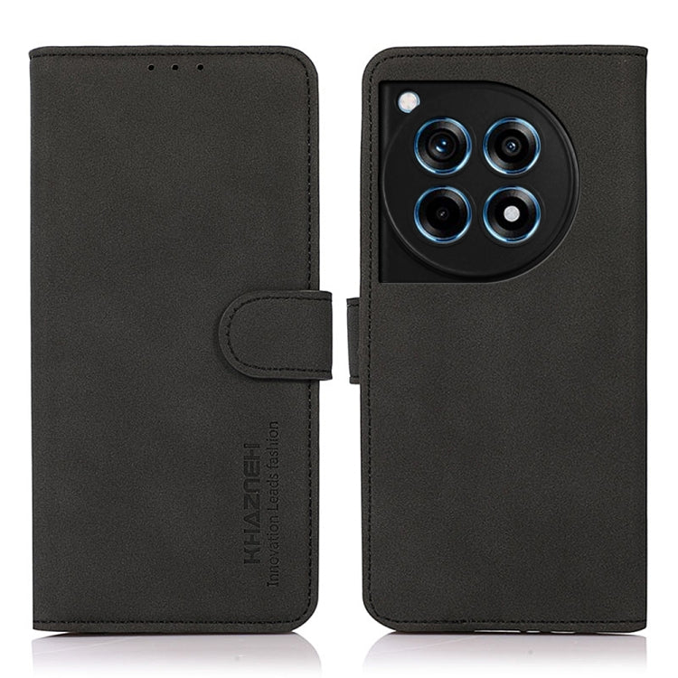 KHAZNEH Matte Texture Leather Phone Case, For OnePlus 12R / Ace 3, For OnePlus 12, For OnePlus Ace 2 Pro, For OnePlus Nord 3 / Ace 2V