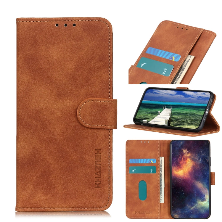 KHAZNEH Retro Texture Leather Phone Case, For OnePlus 12, For OnePlus Ace 2 Pro, For OnePlus Nord 3 / Ace 2V