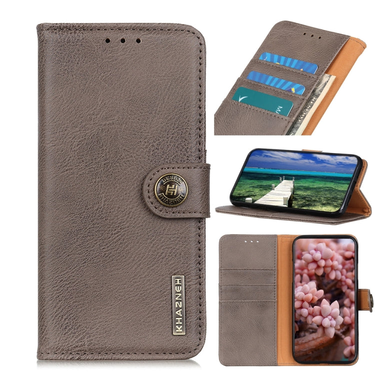 KHAZNEH Cowhide Texture Flip Leather Phone Case, For OnePlus Nord 3 / Ace 2V