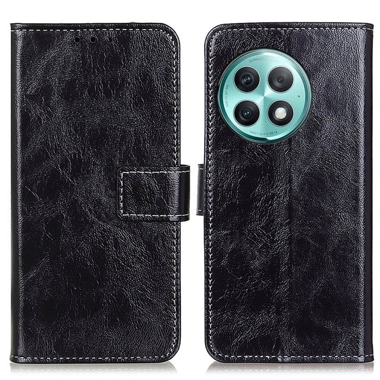 Retro Crazy Horse Texture Leather Phone Case, For OnePlus 12, For OnePlus Ace 2 Pro, For OnePlus Nord 3 / Ace 2V