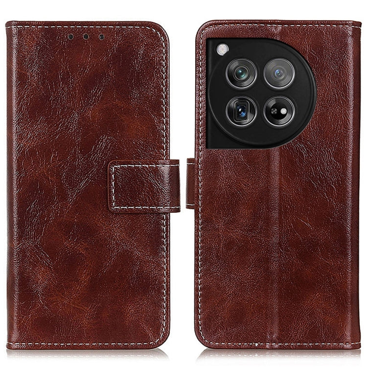 Retro Crazy Horse Texture Leather Phone Case, For OnePlus 12, For OnePlus Ace 2 Pro, For OnePlus Nord 3 / Ace 2V