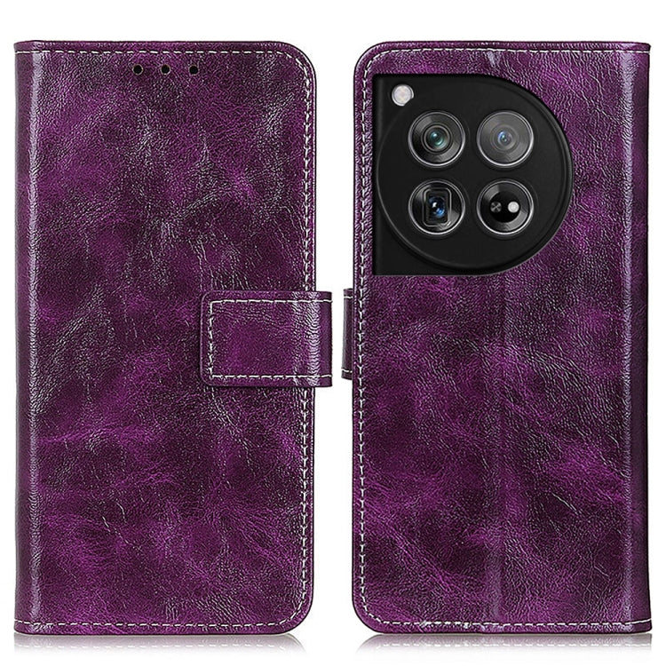 Retro Crazy Horse Texture Leather Phone Case, For OnePlus 12, For OnePlus Ace 2 Pro, For OnePlus Nord 3 / Ace 2V