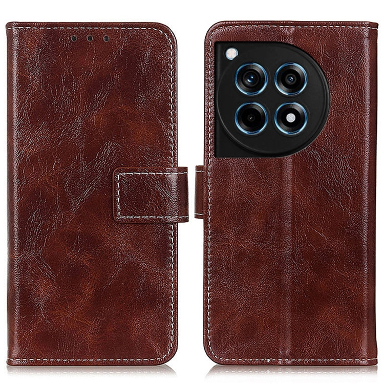 Retro Crazy Horse Texture Leather Phone Case, For OnePlus Nord 4, For OnePlus Nord CE4 Lite, For OnePlus Nord CE4 5G / K12 5G, For OnePlus 12R/Ace 3