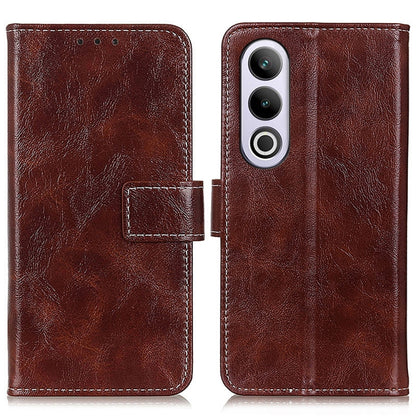 Retro Crazy Horse Texture Leather Phone Case, For OnePlus Nord 4, For OnePlus Nord CE4 Lite, For OnePlus Nord CE4 5G / K12 5G, For OnePlus 12R/Ace 3