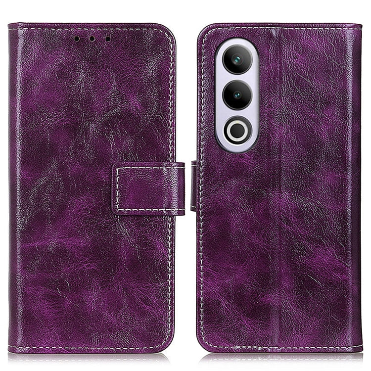 Retro Crazy Horse Texture Leather Phone Case, For OnePlus Nord 4, For OnePlus Nord CE4 Lite, For OnePlus Nord CE4 5G / K12 5G, For OnePlus 12R/Ace 3