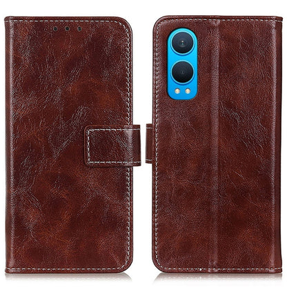 Retro Crazy Horse Texture Leather Phone Case, For OnePlus Nord 4, For OnePlus Nord CE4 Lite, For OnePlus Nord CE4 5G / K12 5G, For OnePlus 12R/Ace 3