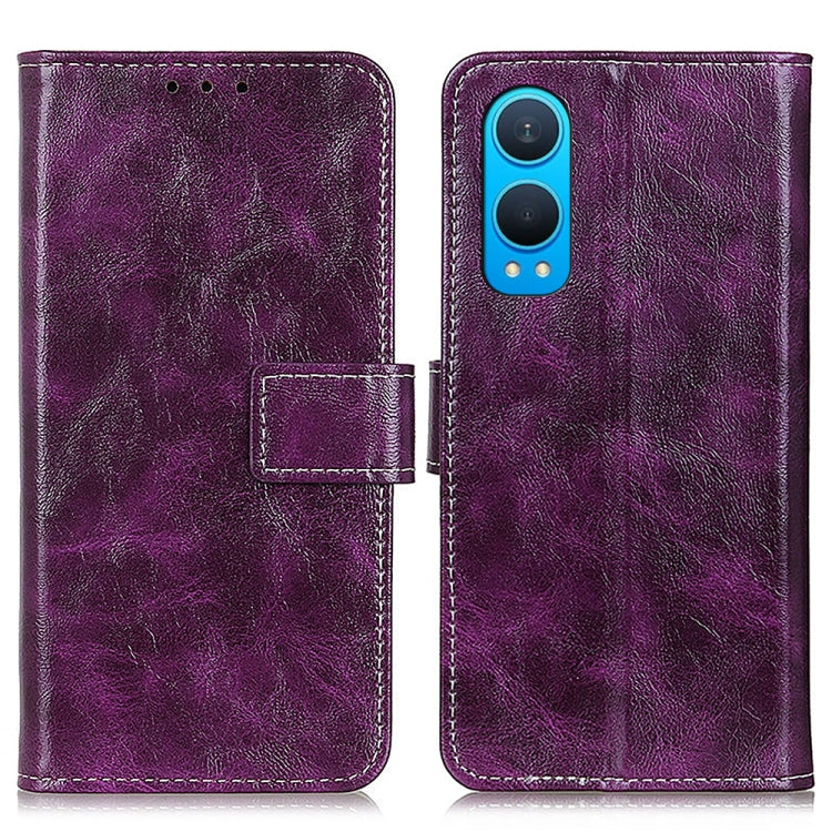 Retro Crazy Horse Texture Leather Phone Case, For OnePlus Nord 4, For OnePlus Nord CE4 Lite, For OnePlus Nord CE4 5G / K12 5G, For OnePlus 12R/Ace 3