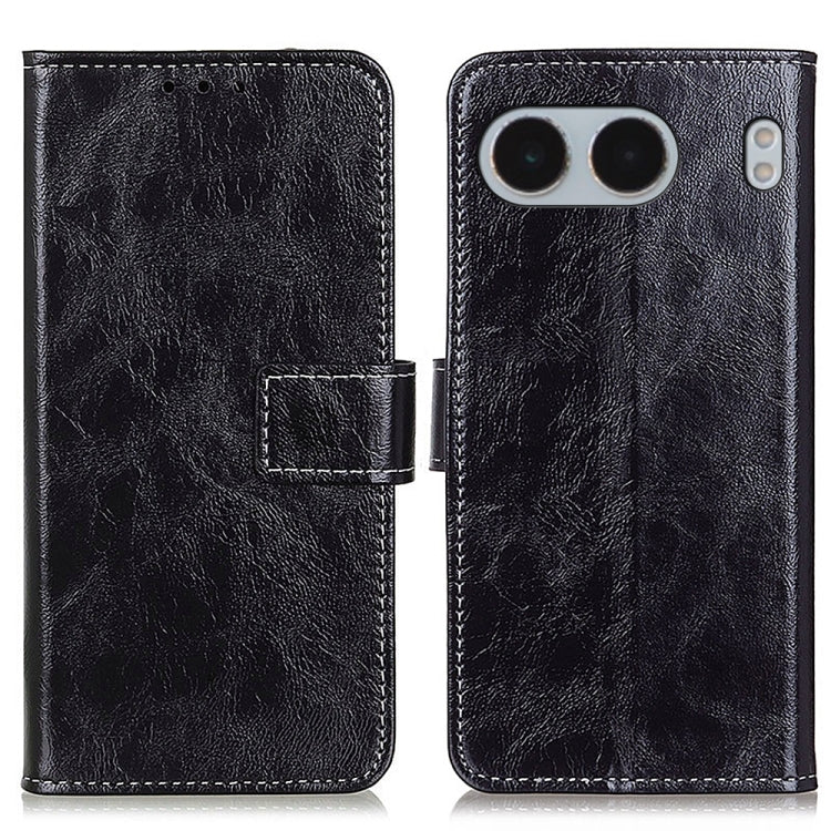 Retro Crazy Horse Texture Leather Phone Case, For OnePlus Nord 4, For OnePlus Nord CE4 Lite, For OnePlus Nord CE4 5G / K12 5G, For OnePlus 12R/Ace 3