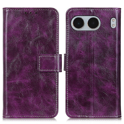 Retro Crazy Horse Texture Leather Phone Case, For OnePlus Nord 4, For OnePlus Nord CE4 Lite, For OnePlus Nord CE4 5G / K12 5G, For OnePlus 12R/Ace 3