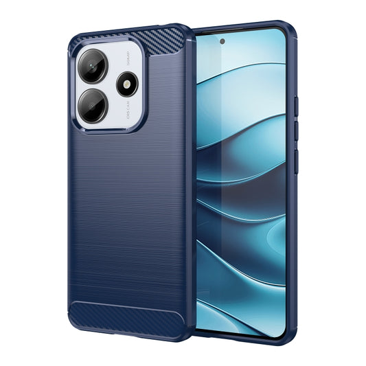 Carbon Fiber Brushed Texture TPU Phone Case, For Redmi Note 14 5G, For Redmi Note 14 Pro+ 5G, For Redmi Note 14 Pro 5G, For Redmi 14C 4G, For Redmi Turbo 3, For Xiaomi Redmi 12R, For Xiaomi Redmi 12