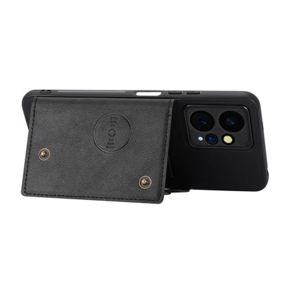 Double Buckle Card Slots Magnetic Phone Case, For Xiaomi Redmi Note 12 4G Global, For Xiaomi Redmi Note 12 Turbo/Poco F5, For Xiaomi Redmi Note 12S 4G, For Xiaomi Redmi K40S / Poco F4