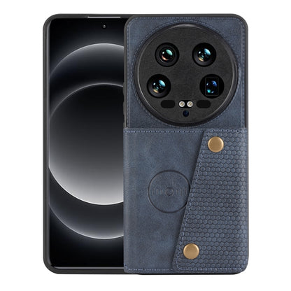 Double Buckle Card Slots Magnetic Phone Case, For Xiaomi 14 Ultra, For Xiaomi Redmi 13C 4G / Poco C65, For Xiaomi 13T / Redmi K60 Ultra, For Xiaomi Redmi Note 12R /Redmi 12 5G