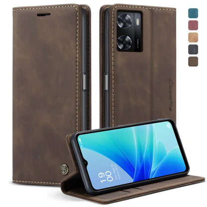 CaseMe 013 Multifunctional Horizontal Flip Leather Phone Case, For OPPO Reno8 T 4G, For OPPO A57 4G Global/A57S 4G Global/A77 4G Global