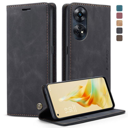 CaseMe 013 Multifunctional Horizontal Flip Leather Phone Case, For OPPO Reno8 T 4G, For OPPO A57 4G Global/A57S 4G Global/A77 4G Global