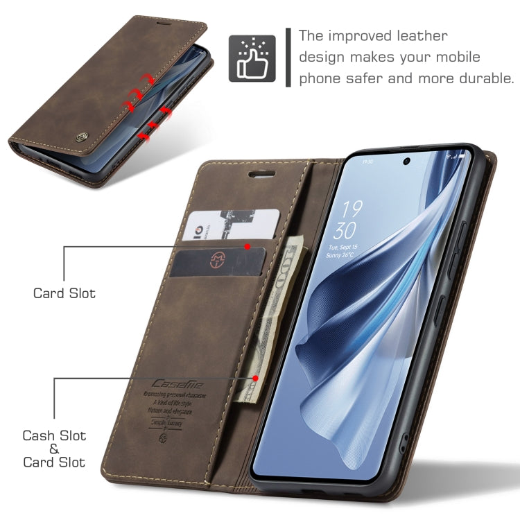 CaseMe 013 Multifunctional Horizontal Flip Leather Phone Case, For OPPO Reno10 5G Global／Reno10 Pro Global, For OPPO A78 4G, For OPPO A78 5G Global / A1X 5G, For OPPO A58 5G / A58X 5G