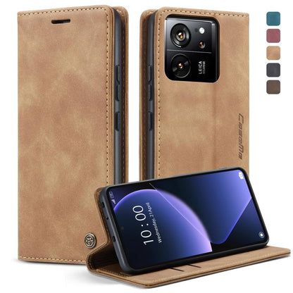 CaseMe 013 Multifunctional Horizontal Flip Leather Phone Case, For Xiaomi Redmi Note 13 Pro 5G, For Xiaomi Redmi 12 4G / 12 5G／Note 12R, For Xiaomi 13T/13T Pro, For Xiaomi Poco F5 5G/Redmi Note 12 Turbo 5G