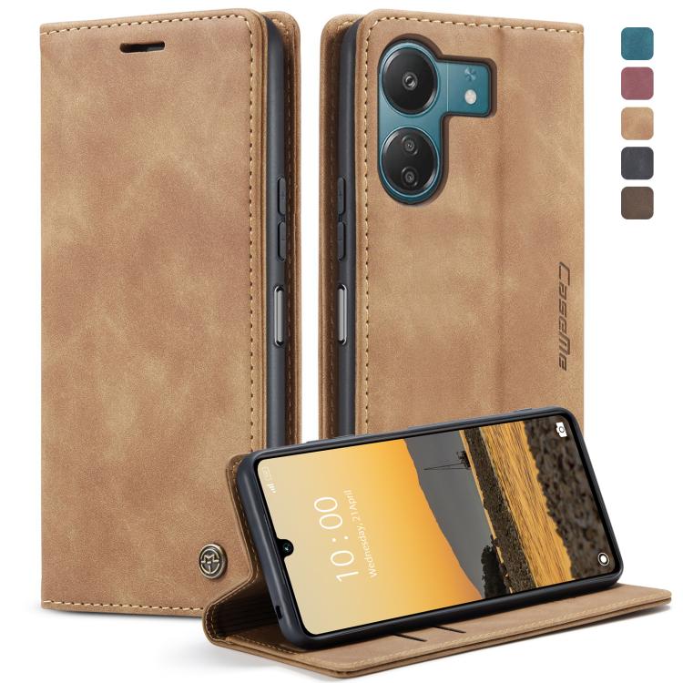 CaseMe 013 Multifunctional Horizontal Flip Leather Phone Case, For Xiaomi Redmi Note 13 Pro 4G, For Xiaomi Redmi Note 13 4G, For Xiaomi Redmi 13C 4G Global / 13C 5G, For Xiaomi Poco X6 Pro, For Xiaomi Redmi K70E 5G