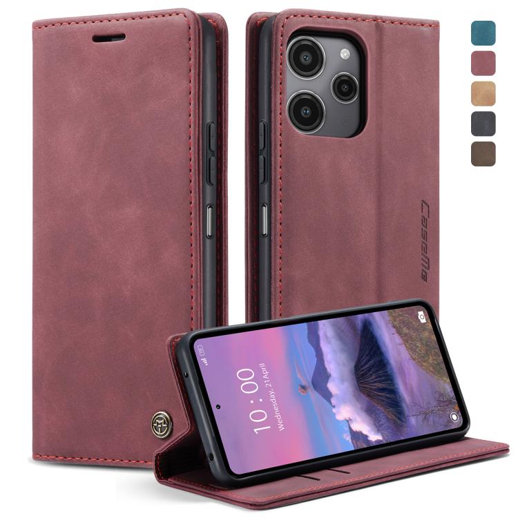 CaseMe 013 Multifunctional Horizontal Flip Leather Phone Case, For Xiaomi Redmi Note 13 Pro 5G, For Xiaomi Redmi 12 4G / 12 5G／Note 12R, For Xiaomi 13T/13T Pro, For Xiaomi Poco F5 5G/Redmi Note 12 Turbo 5G