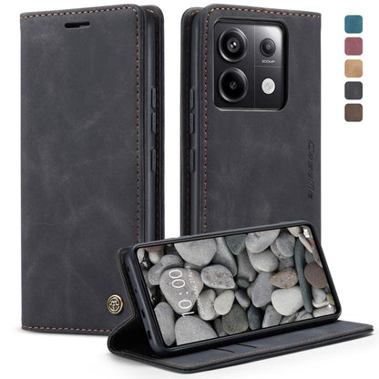 CaseMe 013 Multifunctional Horizontal Flip Leather Phone Case, For Xiaomi Redmi Note 13 Pro 5G, For Xiaomi Redmi 12 4G / 12 5G／Note 12R, For Xiaomi 13T/13T Pro, For Xiaomi Poco F5 5G/Redmi Note 12 Turbo 5G