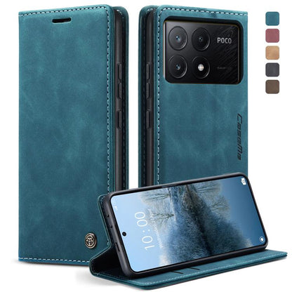 CaseMe 013 Multifunctional Horizontal Flip Leather Phone Case, For Xiaomi Redmi Note 13 Pro 4G, For Xiaomi Redmi Note 13 4G, For Xiaomi Redmi 13C 4G Global / 13C 5G, For Xiaomi Poco X6 Pro, For Xiaomi Redmi K70E 5G