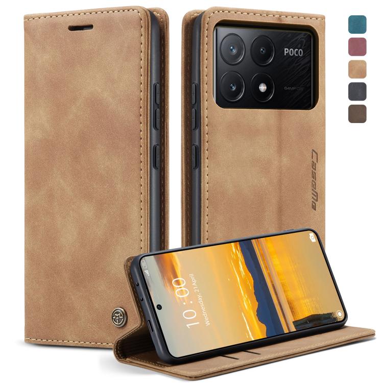 CaseMe 013 Multifunctional Horizontal Flip Leather Phone Case, For Xiaomi Redmi Note 13 Pro 4G, For Xiaomi Redmi Note 13 4G, For Xiaomi Redmi 13C 4G Global / 13C 5G, For Xiaomi Poco X6 Pro, For Xiaomi Redmi K70E 5G