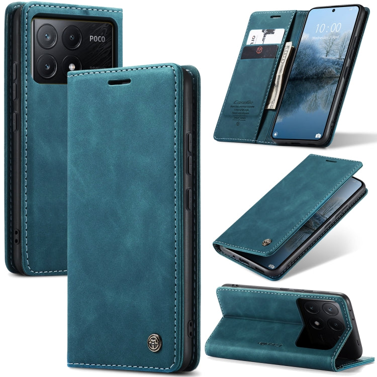 CaseMe 013 Multifunctional Horizontal Flip Leather Phone Case, For Xiaomi Redmi Note 13 Pro 4G, For Xiaomi Redmi Note 13 4G, For Xiaomi Redmi 13C 4G Global / 13C 5G, For Xiaomi Poco X6 Pro, For Xiaomi Redmi K70E 5G