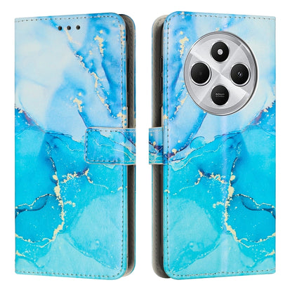 Painted Marble Pattern Leather Phone Case, For Redmi 14C 4G / A3 Pro, For Redmi Note 14 5G Global, For Redmi Note 14 Pro 5G Global, For Redmi K70 Pro / K70