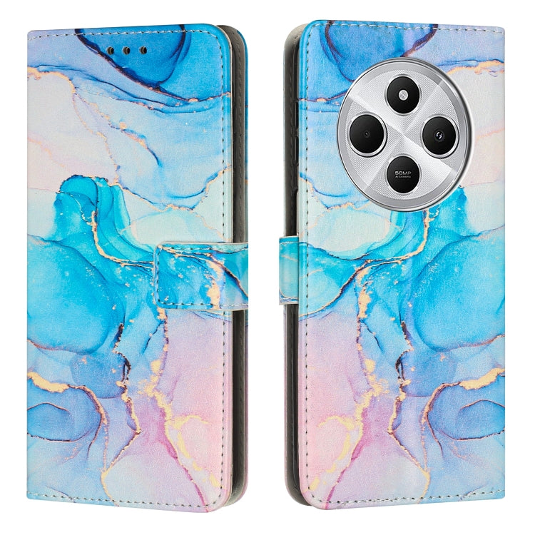 Painted Marble Pattern Leather Phone Case, For Redmi 14C 4G / A3 Pro, For Redmi Note 14 5G Global, For Redmi Note 14 Pro 5G Global, For Redmi K70 Pro / K70