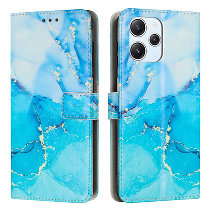 Painted Marble Pattern Leather Phone Case, For Redmi 13C 4G, For Redmi Note 13 Pro+, For Redmi Note 13 Pro 5G, For Redmi 12 4G / Redmi 12 5G / Note 12R